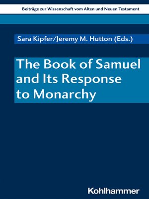 cover image of The Book of Samuel and Its Response to Monarchy